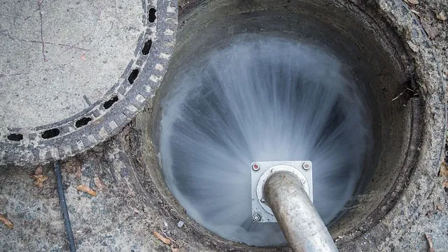 Drain cleaning down pipe