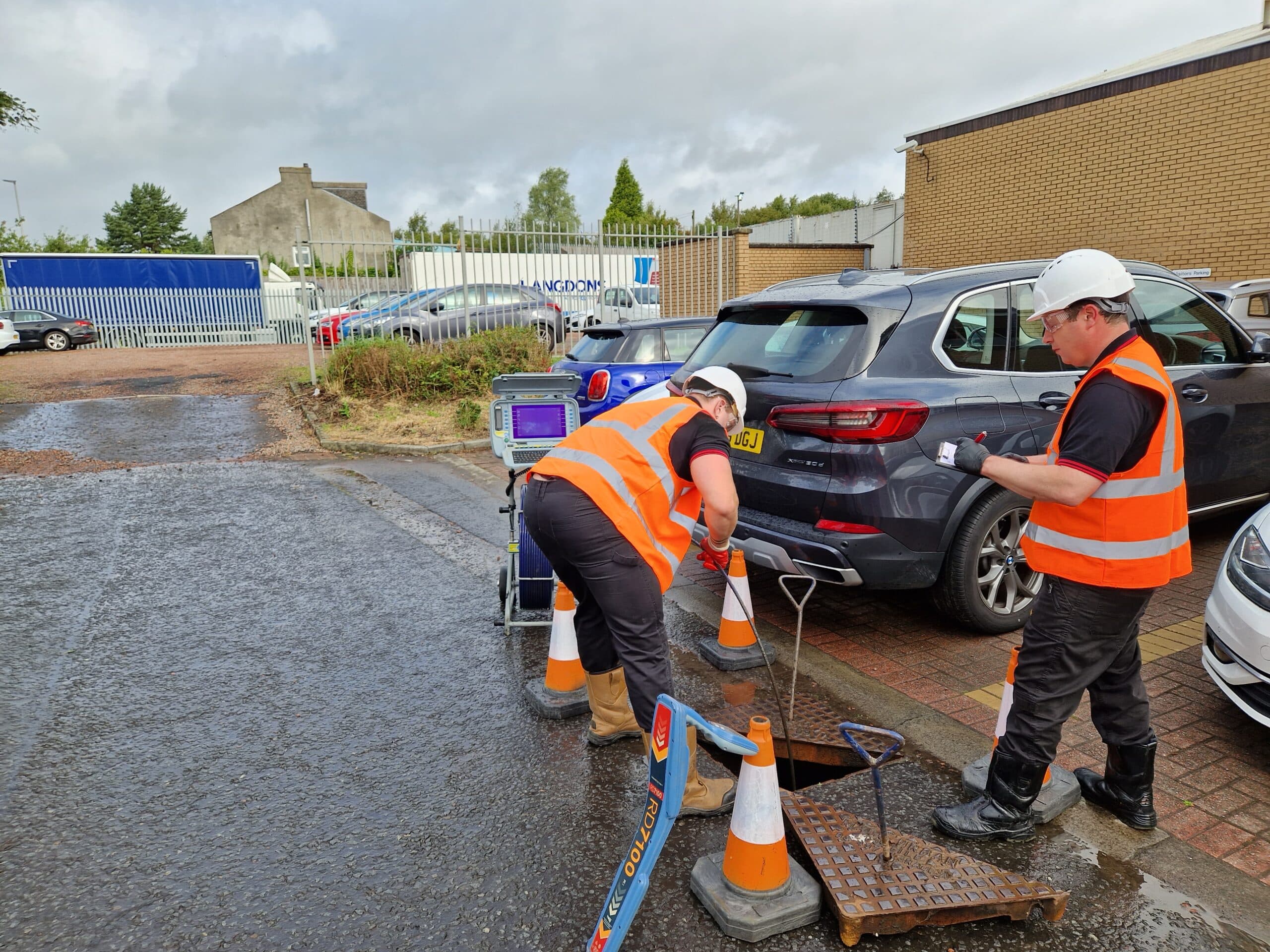 Team on site